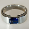 Ring, white gold 750°, sapphire 2,05 ct. Price $2620